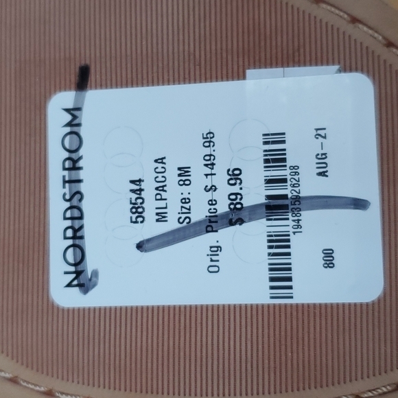 NEW Marc Fisher LTD Pacca Slide Sandal, Size 6.5  in Natural Tan Brown - Picture 8 of 8